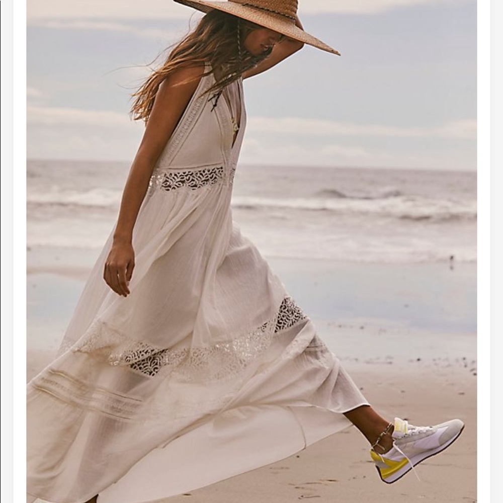 Free People Carla Maxi Dress - ivory